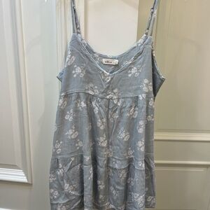 MILIBON floral tank top - short dress